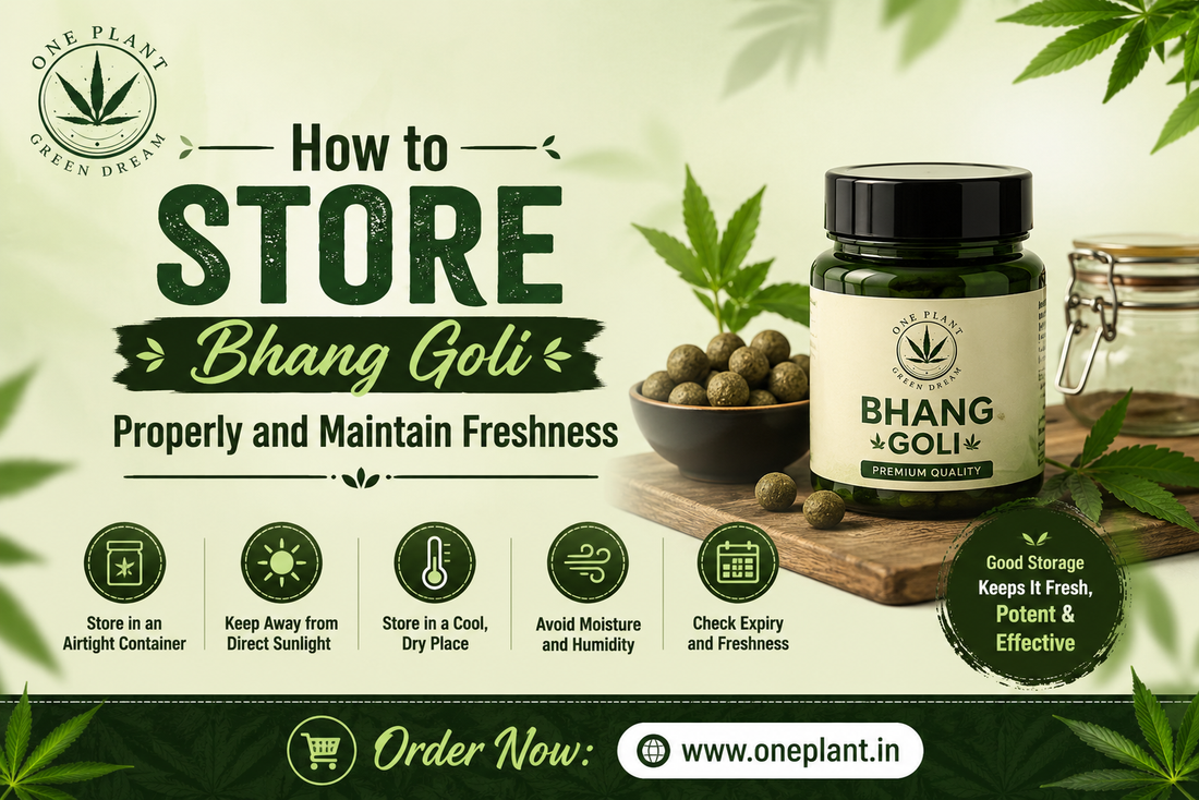How to Store Bhang Goli Properly and Maintain Freshness