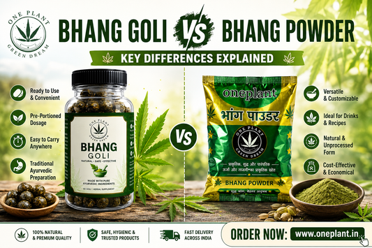 Bhang Goli vs Bhang Powder: Key Differences Explained