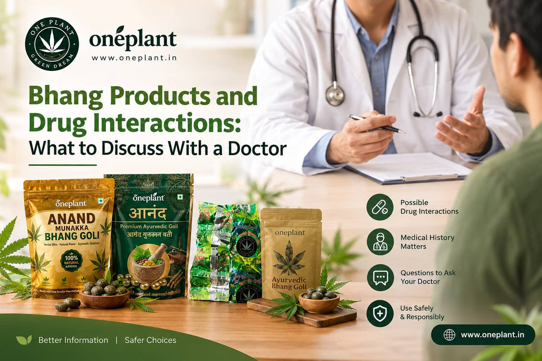 Bhang Products and Drug Interactions: What to Discuss With a Doctor