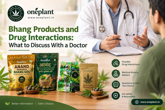 Bhang Products and Drug Interactions: What to Discuss With a Doctor