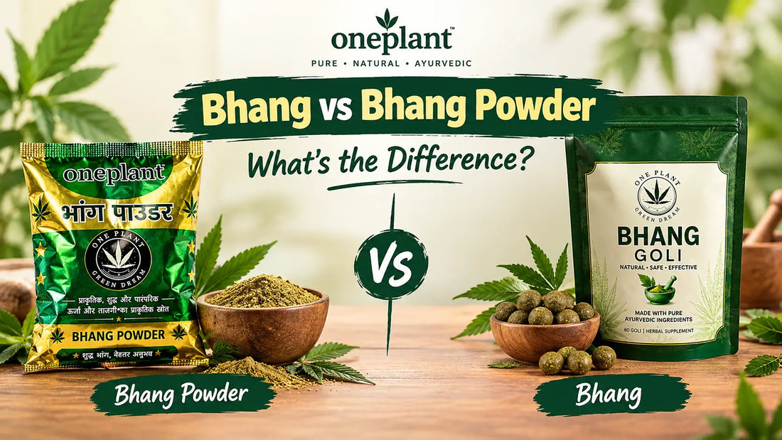 Bhang vs Bhang Powder